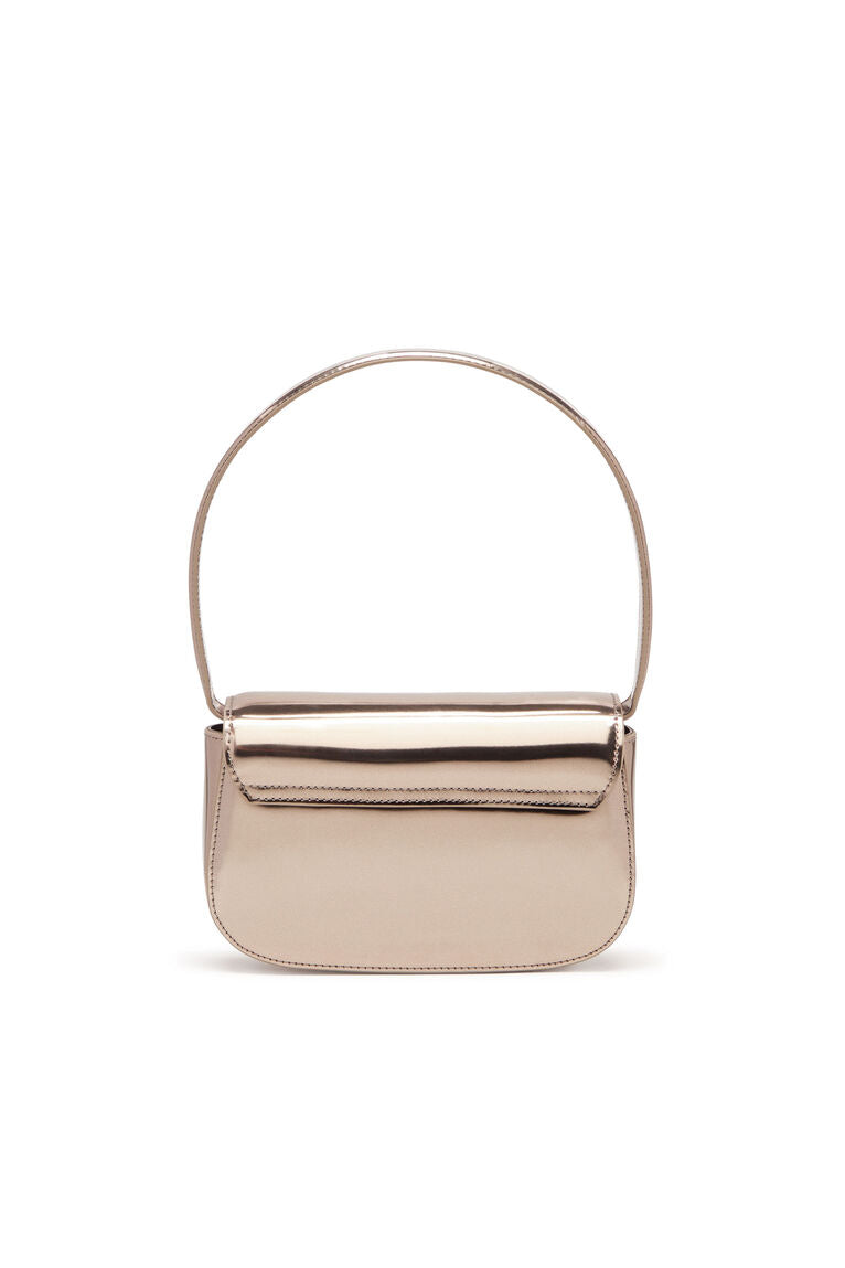 1DR-Iconica borsa a spalla in pelle specchiata